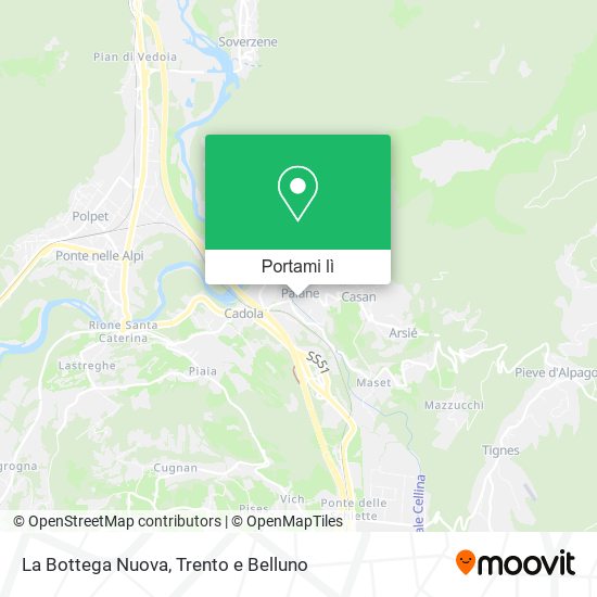 Mappa La Bottega Nuova