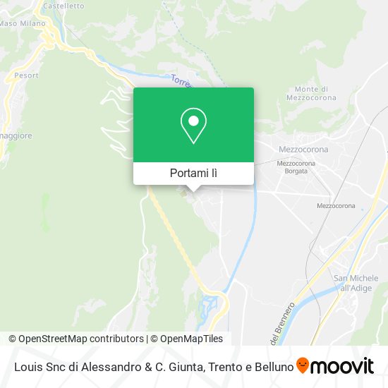 Mappa Louis Snc di Alessandro & C. Giunta