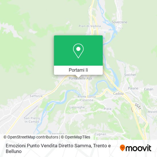 Mappa Emozioni Punto Vendita Diretto Samma