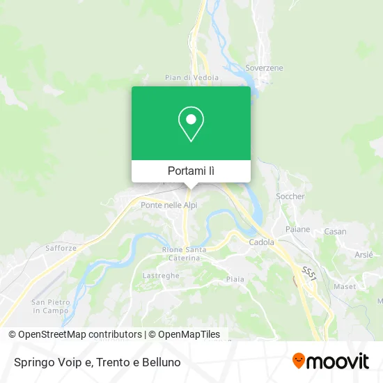 Mappa Springo Voip e