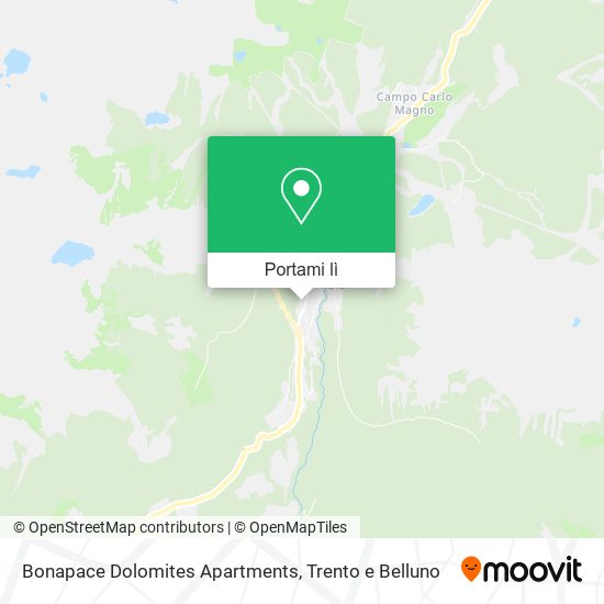 Mappa Bonapace Dolomites Apartments