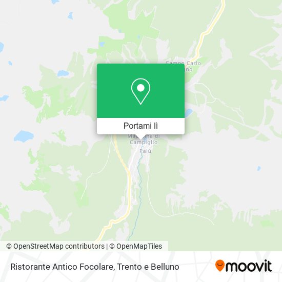Mappa Ristorante Antico Focolare