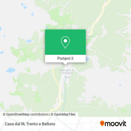 Mappa Casa dal Rì