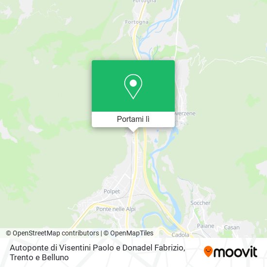Mappa Autoponte di Visentini Paolo e Donadel Fabrizio