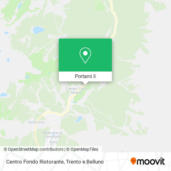 Mappa Centro Fondo Ristorante