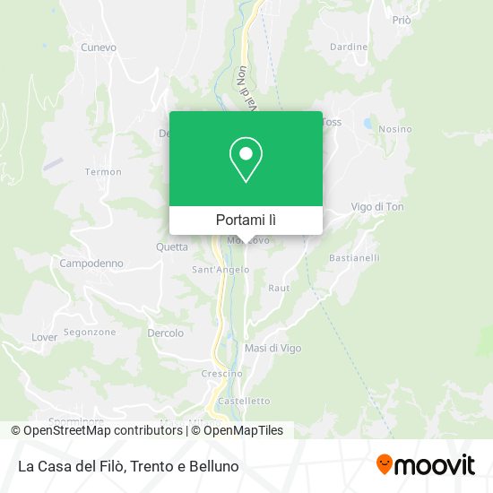 Mappa La Casa del Filò