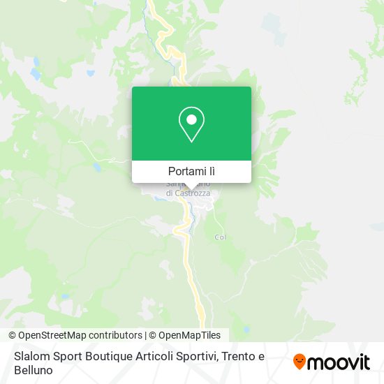 Mappa Slalom Sport Boutique Articoli Sportivi