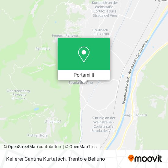 Mappa Kellerei Cantina Kurtatsch