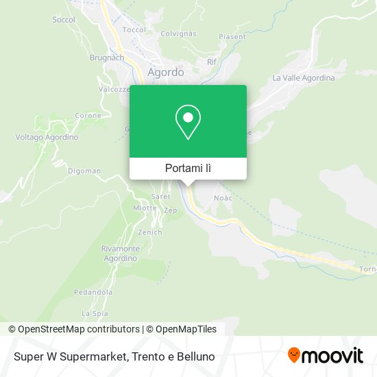 Mappa Super W Supermarket