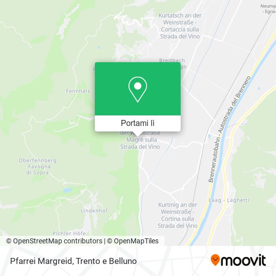 Mappa Pfarrei Margreid