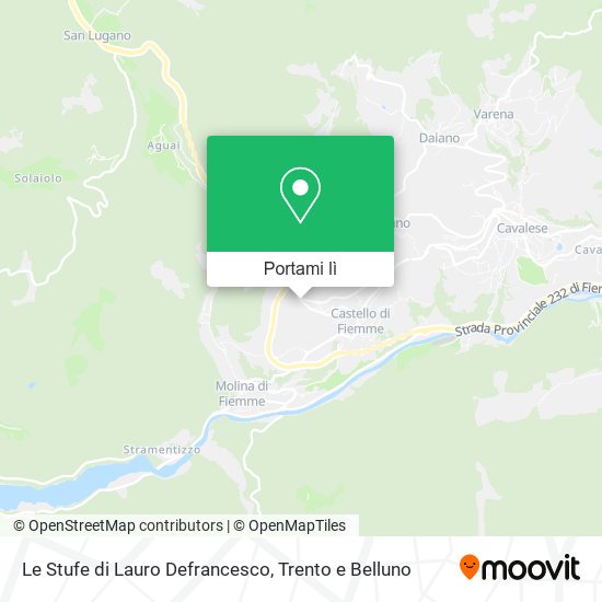 Mappa Le Stufe di Lauro Defrancesco
