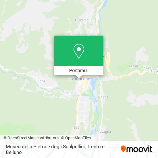 Mappa Museo della Pietra e degli Scalpellini