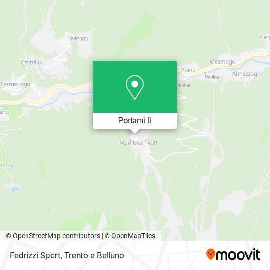 Mappa Fedrizzi Sport