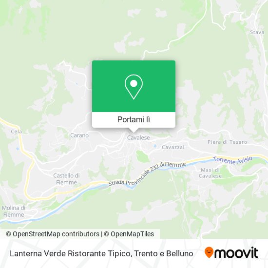 Mappa Lanterna Verde Ristorante Tipico