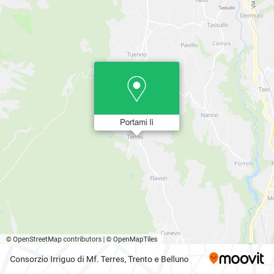 Mappa Consorzio Irriguo di Mf. Terres