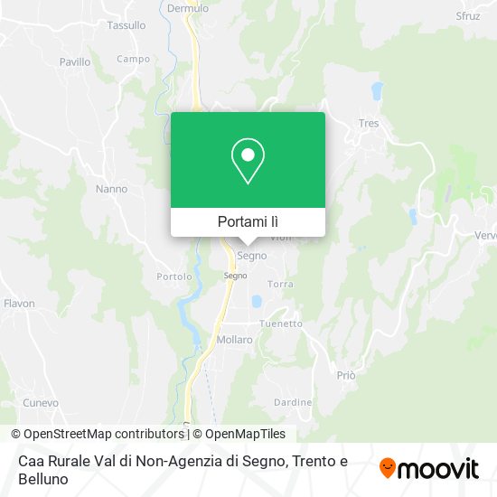 Mappa Caa Rurale Val di Non-Agenzia di Segno