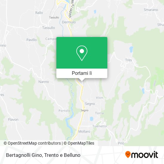 Mappa Bertagnolli Gino