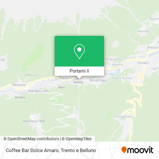 Mappa Coffee Bar Dolce Amaro