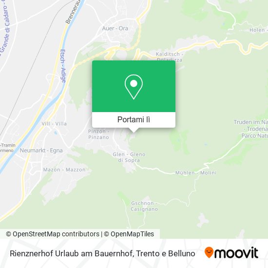 Mappa Rienznerhof Urlaub am Bauernhof