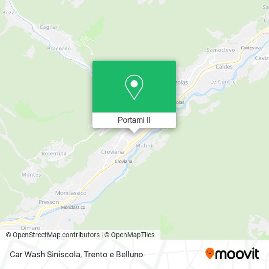 Mappa Car Wash Siniscola