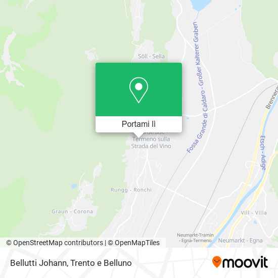 Mappa Bellutti Johann