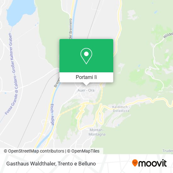 Mappa Gasthaus Waldthaler