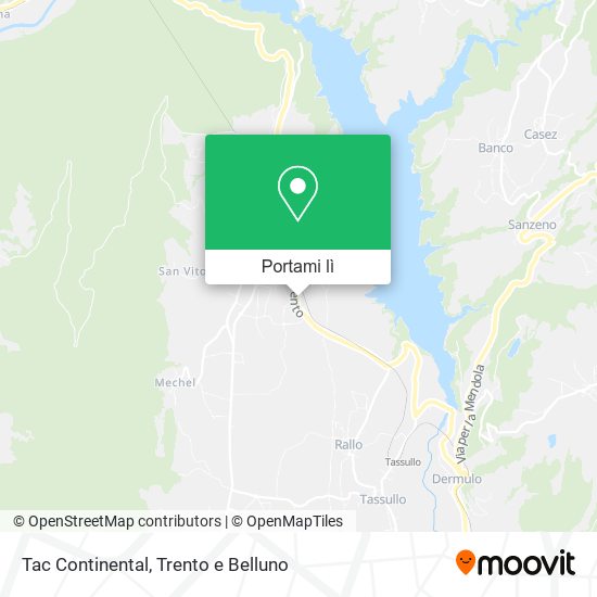 Mappa Tac Continental