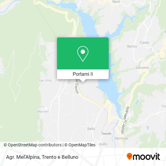 Mappa Agr. Mel'Alpina