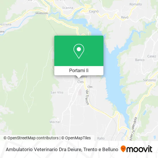 Mappa Ambulatorio Veterinario Dra Deiure