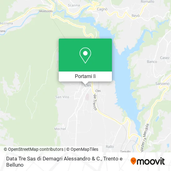 Mappa Data Tre Sas di Demagri Alessandro & C.