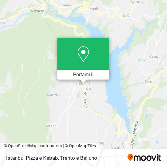Mappa Istanbul Pizza e Kebab