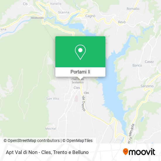 Mappa Apt Val di Non - Cles