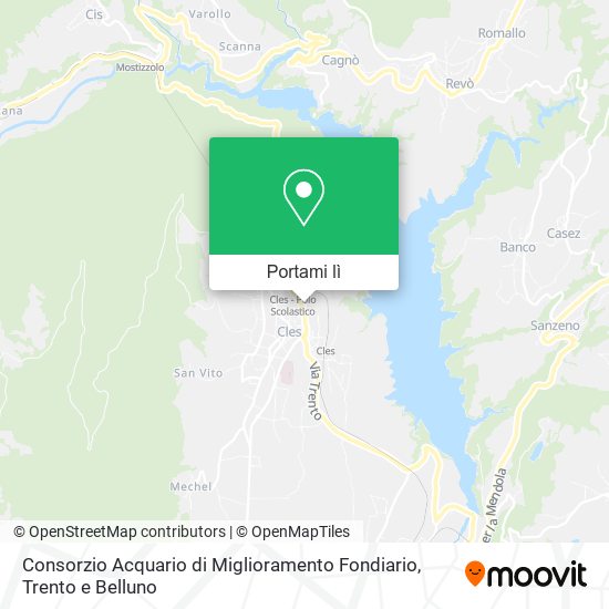Mappa Consorzio Acquario di Miglioramento Fondiario