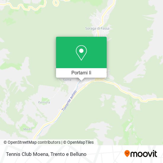 Mappa Tennis Club Moena