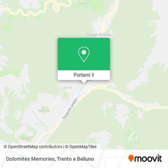 Mappa Dolomites Memories