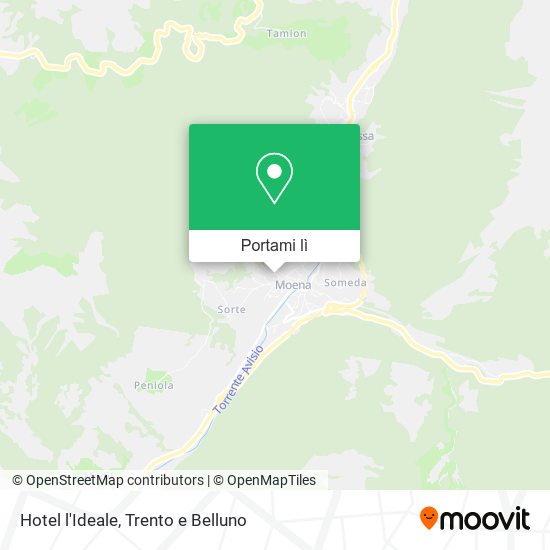 Mappa Hotel l'Ideale