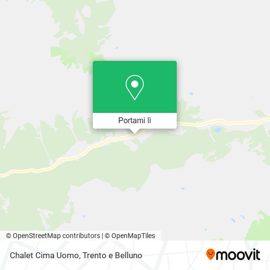 Mappa Chalet Cima Uomo