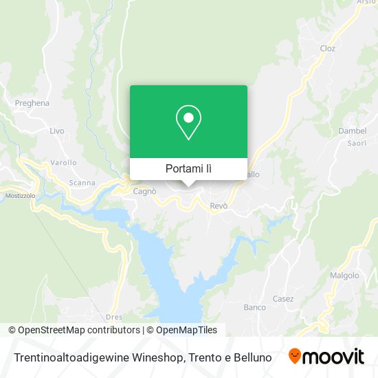 Mappa Trentinoaltoadigewine Wineshop