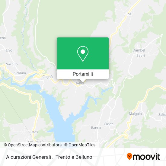 Mappa Aicurazioni Generali .