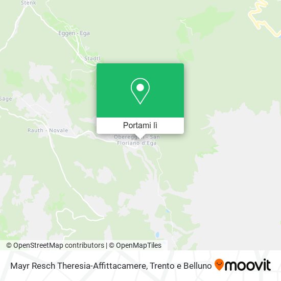 Mappa Mayr Resch Theresia-Affittacamere