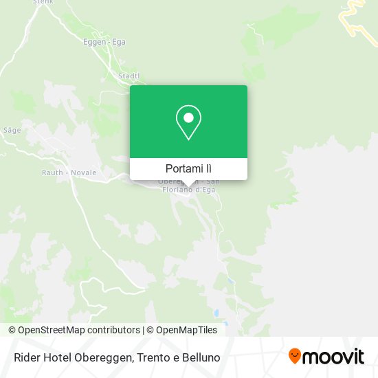 Mappa Rider Hotel Obereggen