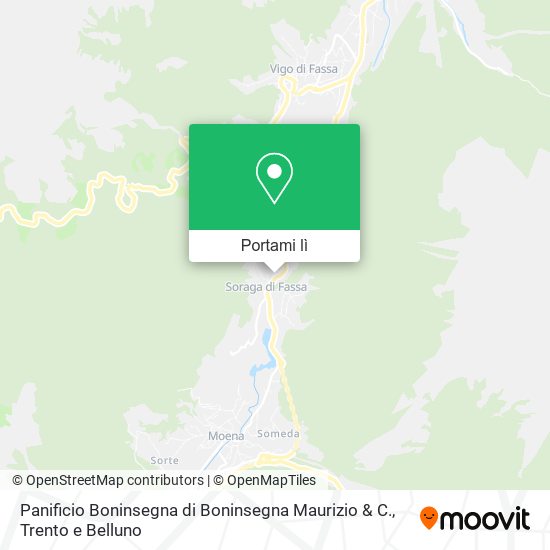 Mappa Panificio Boninsegna di Boninsegna Maurizio & C.