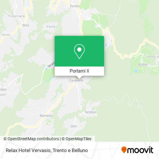 Mappa Relax Hotel Vervasio