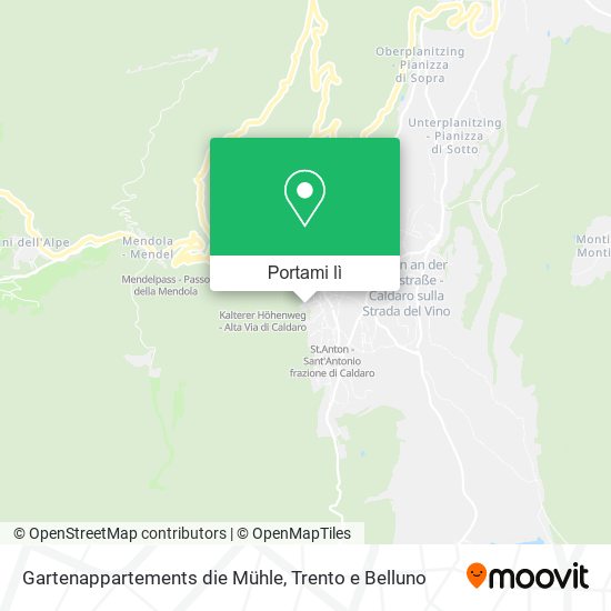 Mappa Gartenappartements die Mühle