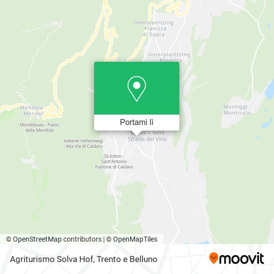 Mappa Agriturismo Solva Hof