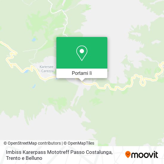 Mappa Imbiss Karerpass Mototreff Passo Costalunga