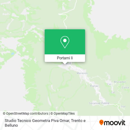 Mappa Studio Tecnico Geometra Piva Omar