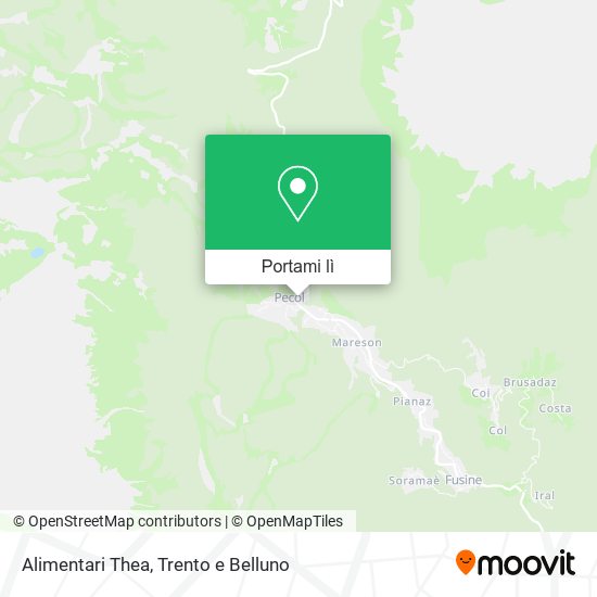 Mappa Alimentari Thea