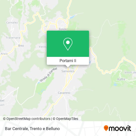 Mappa Bar Centrale