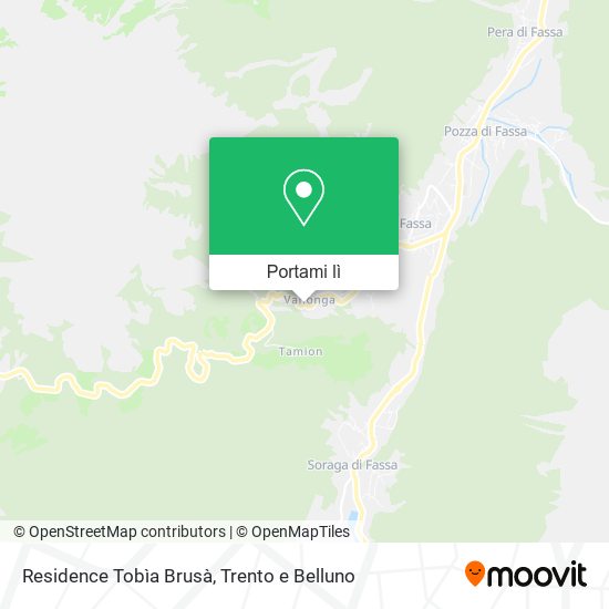 Mappa Residence Tobìa Brusà